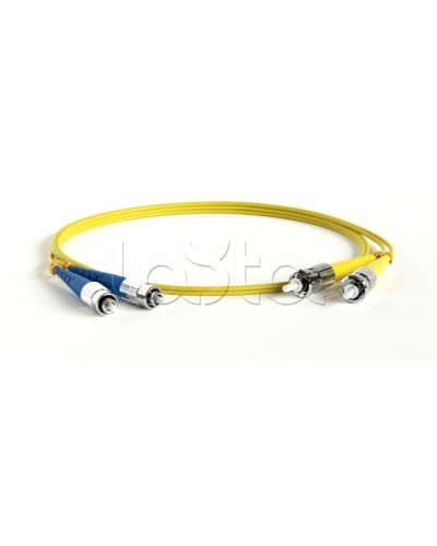 Патч-корд волоконно-оптический Hyperline FC-D2-9-LC/UR-SC/UR-H-1.5M-LSZH-YL в Октябрьском Патч-корды оптические Pintop.ru