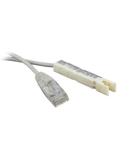 Патч-корд Hyperline PC-110-RJ45-1P-CX-3M-LSZH-GY в Октябрьском Патчкорды (медные) Pintop.ru