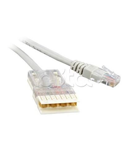 Патч-корд Hyperline PC-110-RJ45-4P-C5e-2M-LSZH-GY в Октябрьском Патчкорды (медные) Pintop.ru