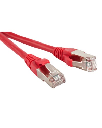 Патч-корд экранированный Hyperline PC-LPM-STP-RJ45-RJ45-C5e-3M-LSZH-RD в Октябрьском Патчкорды (медные) Pintop.ru