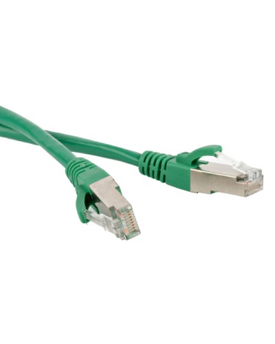 Патч-корд F/UTP Hyperline PC-LPM-STP-RJ45-RJ45-C6-2M-LSZH-GN в Октябрьском Патчкорды (медные) Pintop.ru