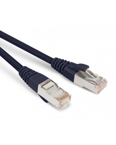 Патч-корд F/UTP Hyperline PC-LPM-STP-RJ45-RJ45-C6-3M-LSZH-BK в Октябрьском Патчкорды (медные) Pintop.ru