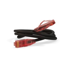 Патч-корд RJ45-RJ45, 4 пары, UTP, кат.5е, LSZH (3м) Hyperline PC-LPM-UTP-RJ45-RJ45-C5e-3M-LSZH-BK