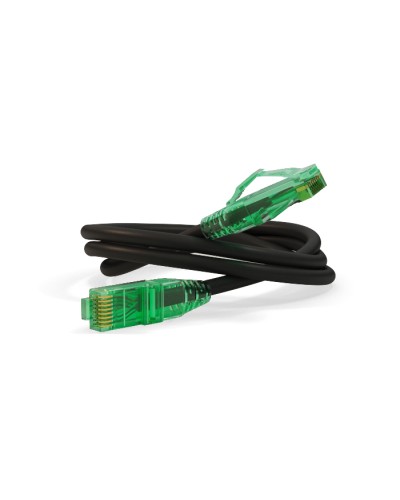 Патч-корд Hyperline PC-LPM-UTP-RJ45-RJ45-C6a-10M-LSZH-BK в Октябрьском Патчкорды (медные) Pintop.ru