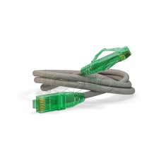 Патч-корд RJ45-RJ45, 4 пары, UTP, кат.6a, LSZH (3м) Hyperline PC-LPM-UTP-RJ45-RJ45-C6a-3M-LSZH-GY