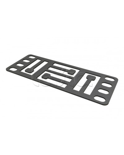 Кронштейн Hyperline (PMR-1U-T-RAL9005) в Октябрьском Аксессуары для стоек и шкафов Pintop.ru