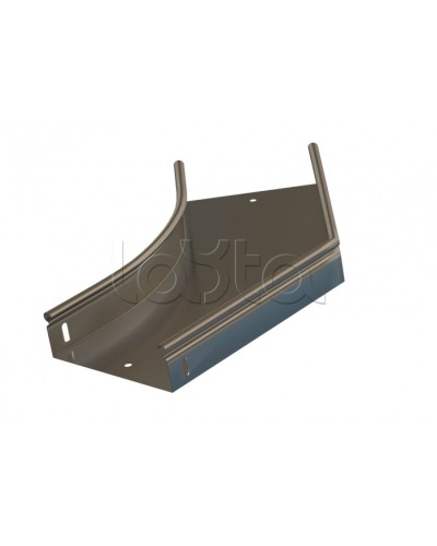 Угол 45° горизонтальный плавный Hyperline RST-AHS45-150-50-0,8-R100-SZ в Октябрьском Аксессуары для лотков Pintop.ru