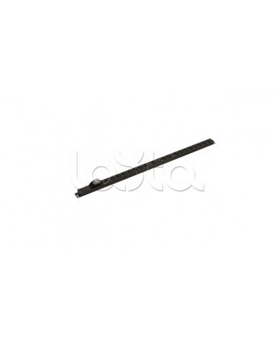 Блок розеток вертикальный черн Hyperline (SHE-20SH-B-CB) в Октябрьском Блоки розеток Pintop.ru