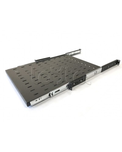 Полка выдвижная Hyperline TSS3-600-RAL9004 в Октябрьском Полки для шкафов и стоек Pintop.ru