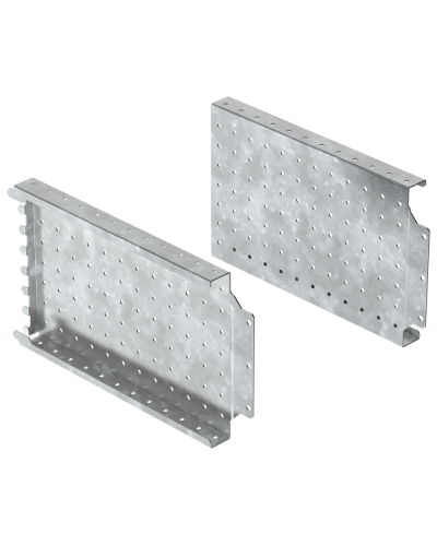 FORMAT Панель монтажная боковая перфорированная 200х400мм (2шт/упак) IEK (FO-00-MPSP-020-040) в Октябрьском Аксессуары для стоек и шкафов Pintop.ru