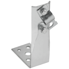 Держатель проводника круглого 6-10мм винтовой угловой h=150мм оцинкованная сталь IEK (ZDP87-11-1-16-150)