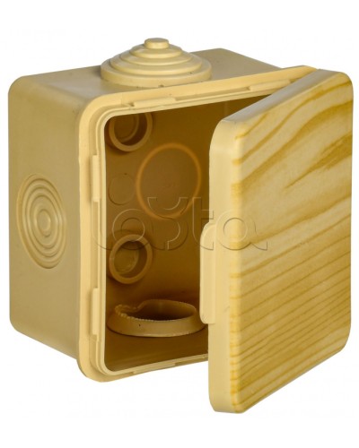 Коробка расп. КМ для о/п D=85х40мм IP54 4 вв. сосна IEK (UKO21-085-040-000-K34-54) в Октябрьском Распределительные коробки Pintop.ru