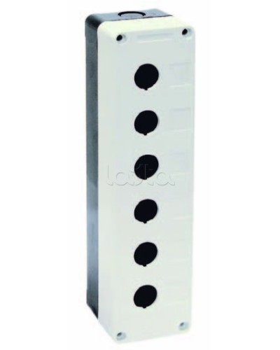 Корпус КП105(6) для кнопок 5(6) мест IEK BKP10-6-K01 в Октябрьском Аксессуары для стоек и шкафов Pintop.ru