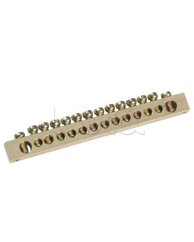 Шина нулевая 8x12 8/2 IEK YNN21-08-100 в Октябрьском Клеммные колодки Pintop.ru