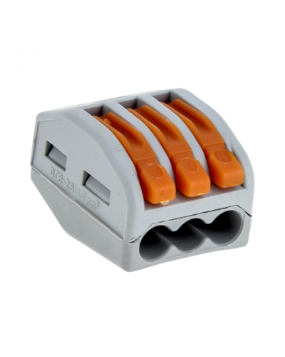 Строительно-монтажная клемма СМК 222-413 IEK (UKZ-001-413) в Октябрьском Клеммные колодки Pintop.ru