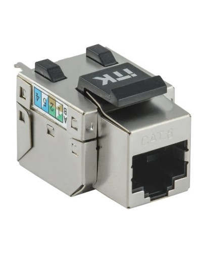 Модуль Keystone Jack кат. 6 FTP 110 IDC 90 град. розет. ITK CS1-1C06F-11 в Октябрьском Модули Keystone Pintop.ru