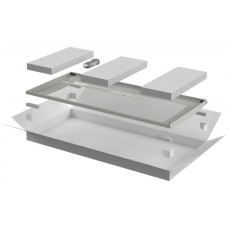 ITK LINEA N Дверь перфорированная 800мм шкафа 38U сер. (LN35-38U8X-DP)