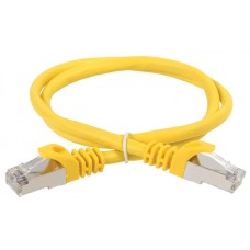 ITK Коммутационный шнур кат. 5Е FTP PVC 15м желтый (PC05-C5EF-15M)
