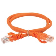 ITK Коммутационный шнур кат. 5Е UTP LSZH 1м оранжевый (PC07-C5EUL-1M)