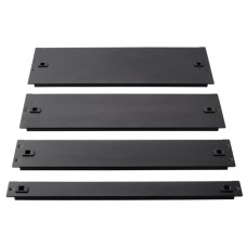 Фальш-панель металлическая 19" 2U, быстросъемная, черная LANMASTER LAN-DC-TLMFP-2U