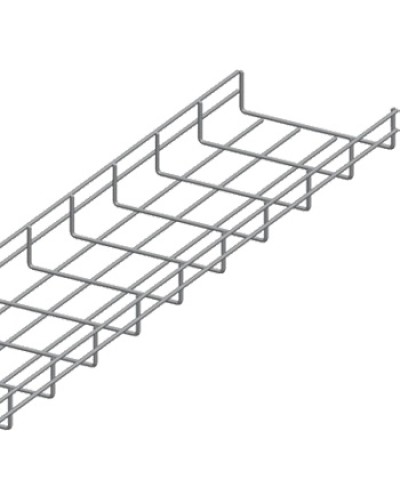 Лоток проволочный 50х200мм, Ф3.8мм, оцинкованный (3 м) LANMASTER LAN-MT50x200-3.8EZ в Октябрьском Кабельные лотки Pintop.ru