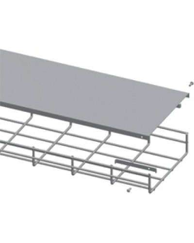 Крышка для лотка шириной 200мм, 1м. LANMASTER LAN-MT-AB200-EZ в Октябрьском Аксессуары для лотков Pintop.ru