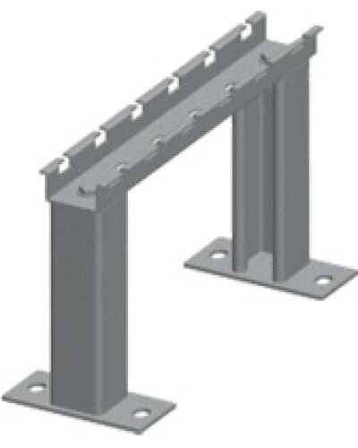 Рама напольная для лотка шириной 150мм LANMASTER LAN-MT-KR150-EZ в Октябрьском Аксессуары для лотков Pintop.ru