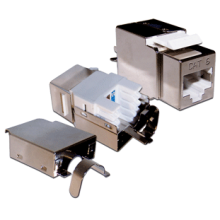 Вставка Keystone RJ-45, категория 6a, экранированная (LAN-OK45S6A/90) LANMASTER