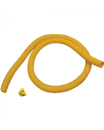 Гофротруба 56 мм для кабельного спуска, с разрезом, 3 метра, желтая LANMASTER (LAN-OT-TUBE-56) в Октябрьском Аксессуары для лотков Pintop.ru