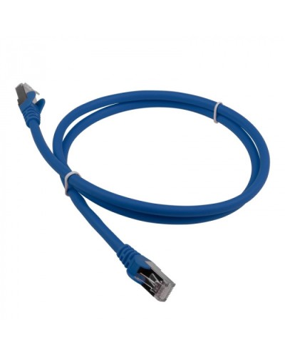 Патч-кордLSZH FTP кат.5e, 15 м, синий LANMASTER (LAN-PC45/S5E-15-BL) в Октябрьском Патч-корды и пигтейлы Pintop.ru