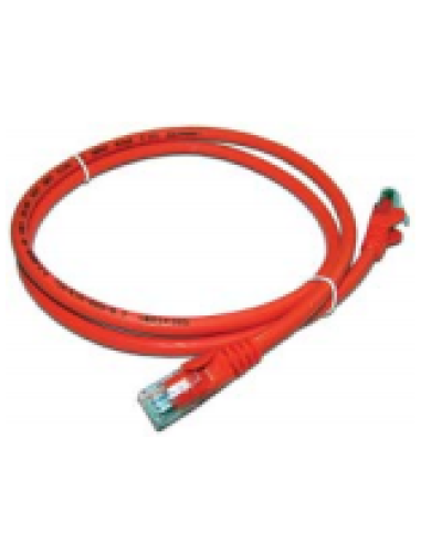 Патч-кордLSZH UTP кат.6, 15 м, красный LANMASTER (LAN-PC45/U6-15-RD) в Октябрьском Патч-корды и пигтейлы Pintop.ru