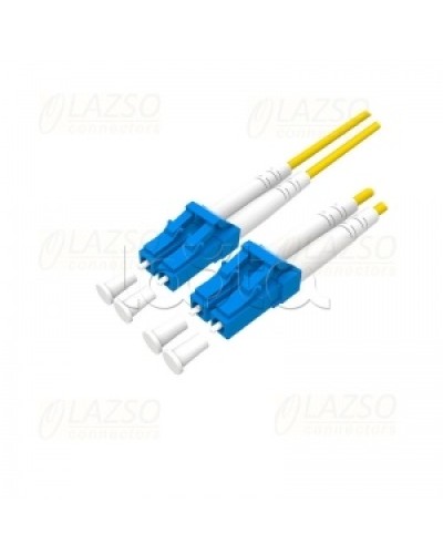 Патч-корд оптический Lazso PC-DU-LC/LC(3m) в Октябрьском Патч-корды и пигтейлы Pintop.ru