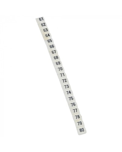 Маркер CAB3 цифры 61-80 Legrand 038163 в Октябрьском Аксессуары для кабель-канала Pintop.ru