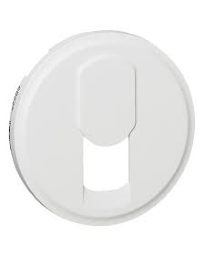 Лицевая панель для розетки телефонной белый Celiane Legrand 068237 в Октябрьском Аксессуары для кабель-канала Pintop.ru