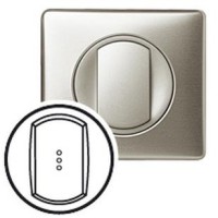 Лицевая панель для выключателя с индикацией титан Celiane Legrand 068303