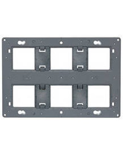 Суппорт Mosaic на 2x6, 2x8 или 2x3x2 модулей LEGRAND 080266 в Октябрьском Аксессуары для кабель-канала Pintop.ru