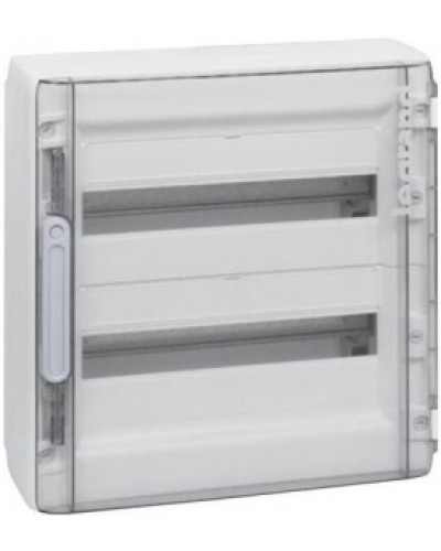 Распределительный щиток XL3 125 с белой дверью 2 ряда 36 модулей 450х450х128 мм Legrand 401647 в Октябрьском Щиты электрические Pintop.ru