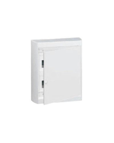 Накладной распределительный щит Nedbox с белой дверью 2 рейки х 12 (+1) модулей Legrand 601237 в Октябрьском Боксы для автоматов Pintop.ru