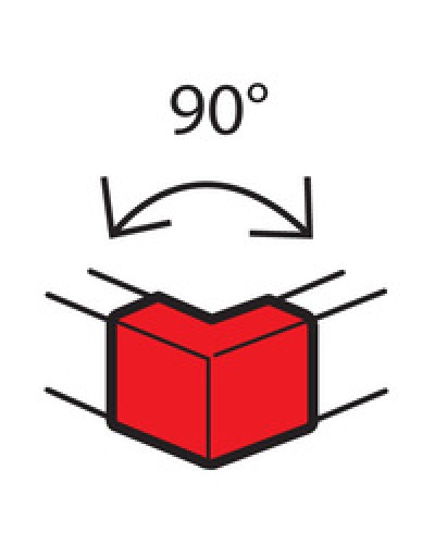 Угол внешний для кабель-канала METRA 100x50 Legrand (638012) в Октябрьском Аксессуары для кабель-канала Pintop.ru