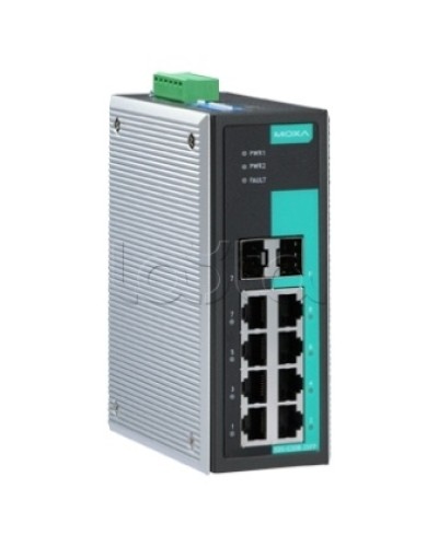 Коммутатор неуправляемый промышленный 6-портовый Moxa EDS-G308-2SFP-T в Октябрьском Коммутаторы Pintop.ru