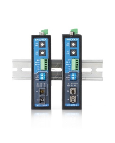 Конвертор RS-232/422/485 в оптику SC Moxa ICF-1150-S-SC в Октябрьском Дополнительное оборудование для ОПС Pintop.ru