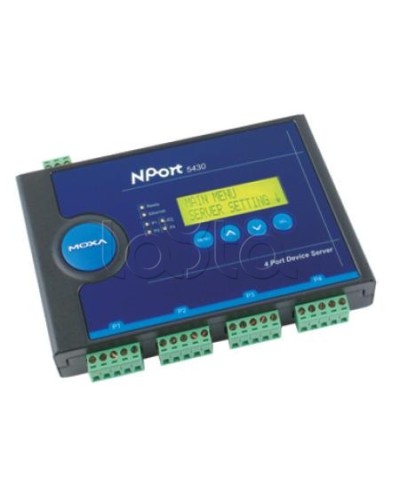Сервер 4-портовый RS-422/485 в Ethernet Moxa NPort 5430 в Октябрьском Дополнительное оборудование для ОПС Pintop.ru
