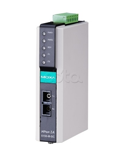 Сервер 1-портовый RS-232/422/485 в Ethernet Moxa NPort IA-5150-M-SC в Октябрьском Дополнительное оборудование для ОПС Pintop.ru