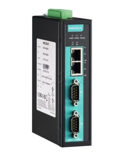 Сервер 2-портовый RS-232/422/485 в Ethernet Moxa NPort IA-5250AI-T-IEX в Октябрьском Дополнительное оборудование для ОПС Pintop.ru
