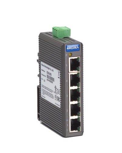 Коммутатор неуправляемый промышленный 5-портовый Moxa EDS-205 в Октябрьском Коммутаторы Pintop.ru