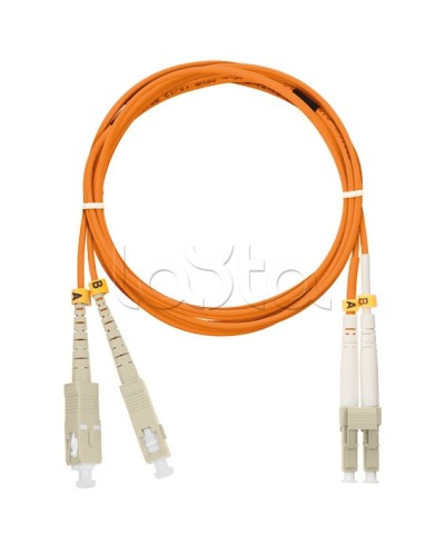 Патч-корд NIKOMAX NMF-PC2M2C2-SCU-LCU-005 в Октябрьском Патч-корды оптические Pintop.ru