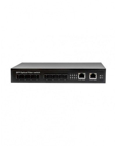 Коммутатор Gigabit Ethernet на 8 SFP + 2 RJ45 портов NST NS-SW-8GX2G в Октябрьском Коммутаторы Pintop.ru