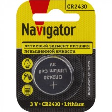 Элемент питания Navigator 93 828 NBT-CR2430-BP1