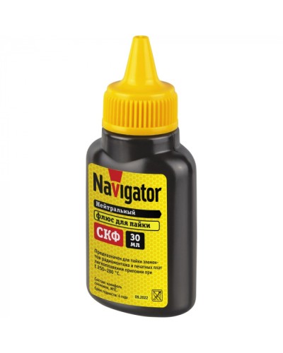 Флюс Navigator 93 746 NEM-Fl02-F30 (СКФ, 30мл) в Октябрьском Аксессуары для кабель-канала Pintop.ru