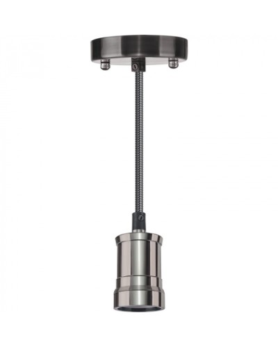 Светильник Navigator 61 520 NIL-SF01-005-E27 60Вт 1,5м. метал. черный хром в Октябрьском Светильники Pintop.ru